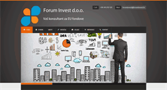 Desktop Screenshot of foruminvest.hr